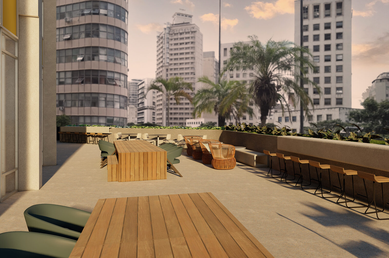 Espac 807o de Convive 770ncia Afonso Pena 1050 e1716241479759 Antigo Othon Palace Hotel, em Belo Horizonte, ganhará apartamentos, flats e quartos de hotel