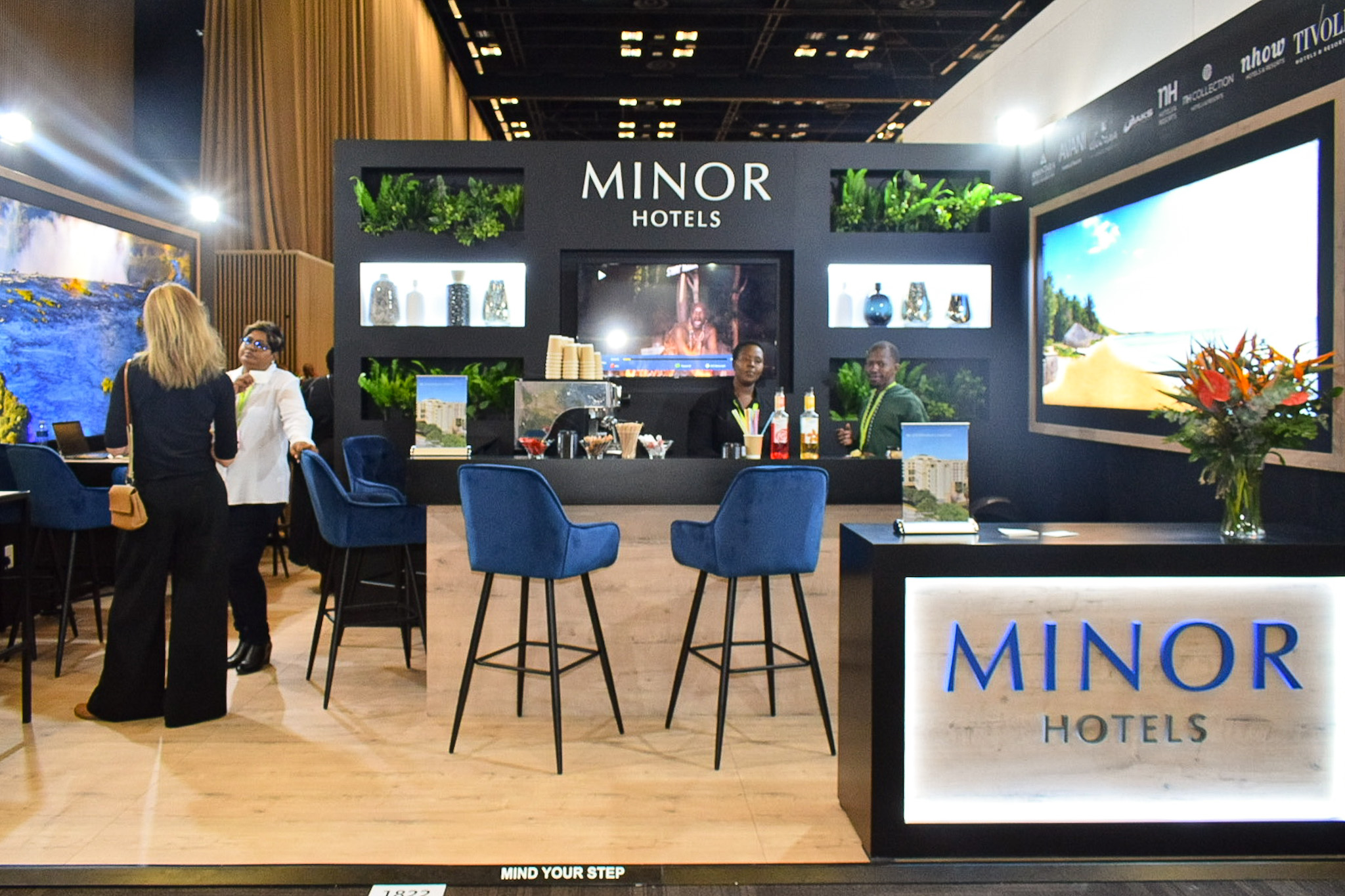 Estande da Minor Hotels na Africa’s Travel Indaba Estande da Minor Hotels na Africa’s Travel Indaba