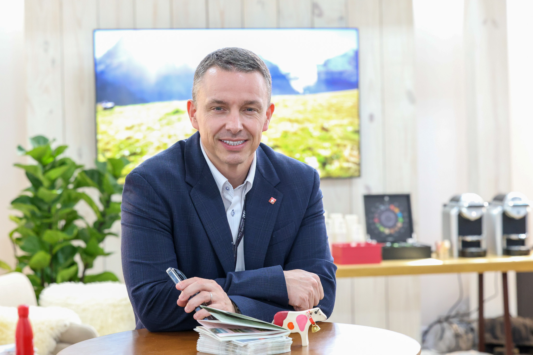 Fabien Clerc, diretor do Switzerland Tourism no Brasil Fabien Clerc, diretor do Switzerland Tourism no Brasil