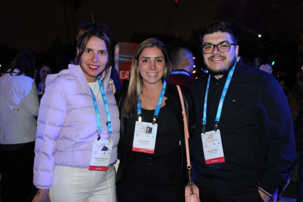 Fernanda Paranhos, Paula Rorato e Paulo Biondo, da CVC