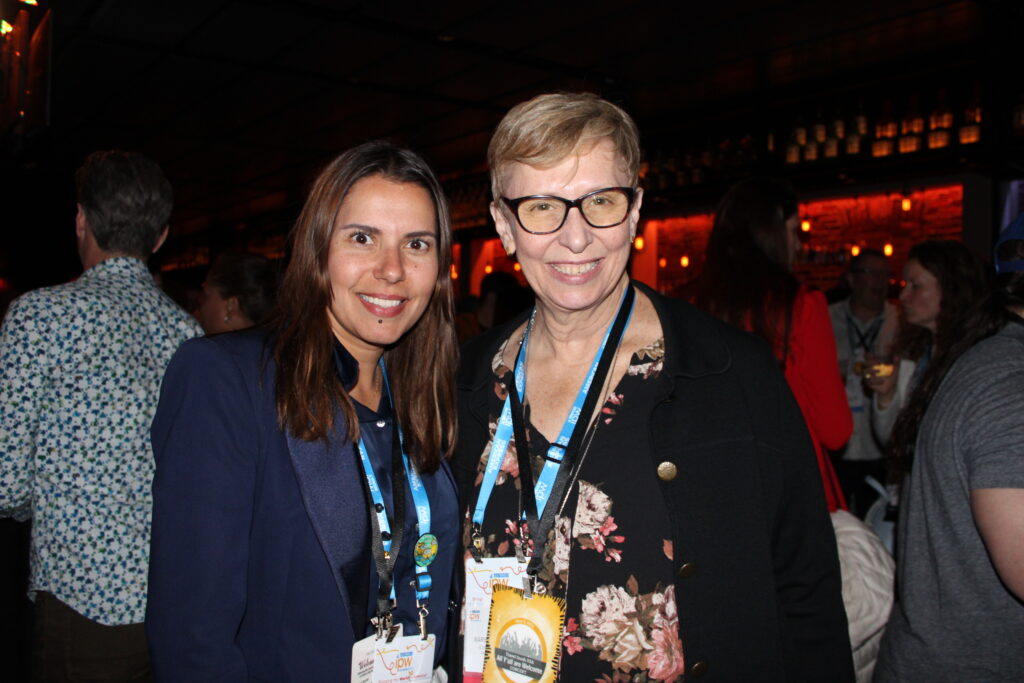 Fernanda Paranhos, da CVC, e Barbara Picolo, da ETS