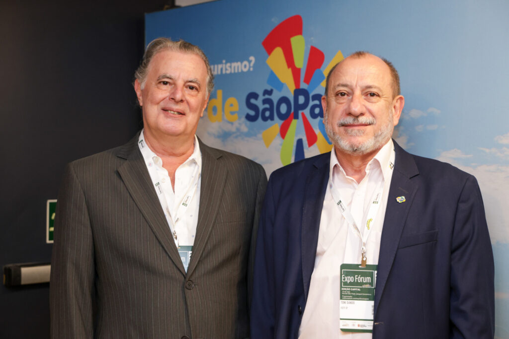 Fernando Piccinini, da Rino & Partners, e Toni Sando, do SPCVB Fernando Piccinini, da Rino & Partners, e Toni Sando, do SPCVB