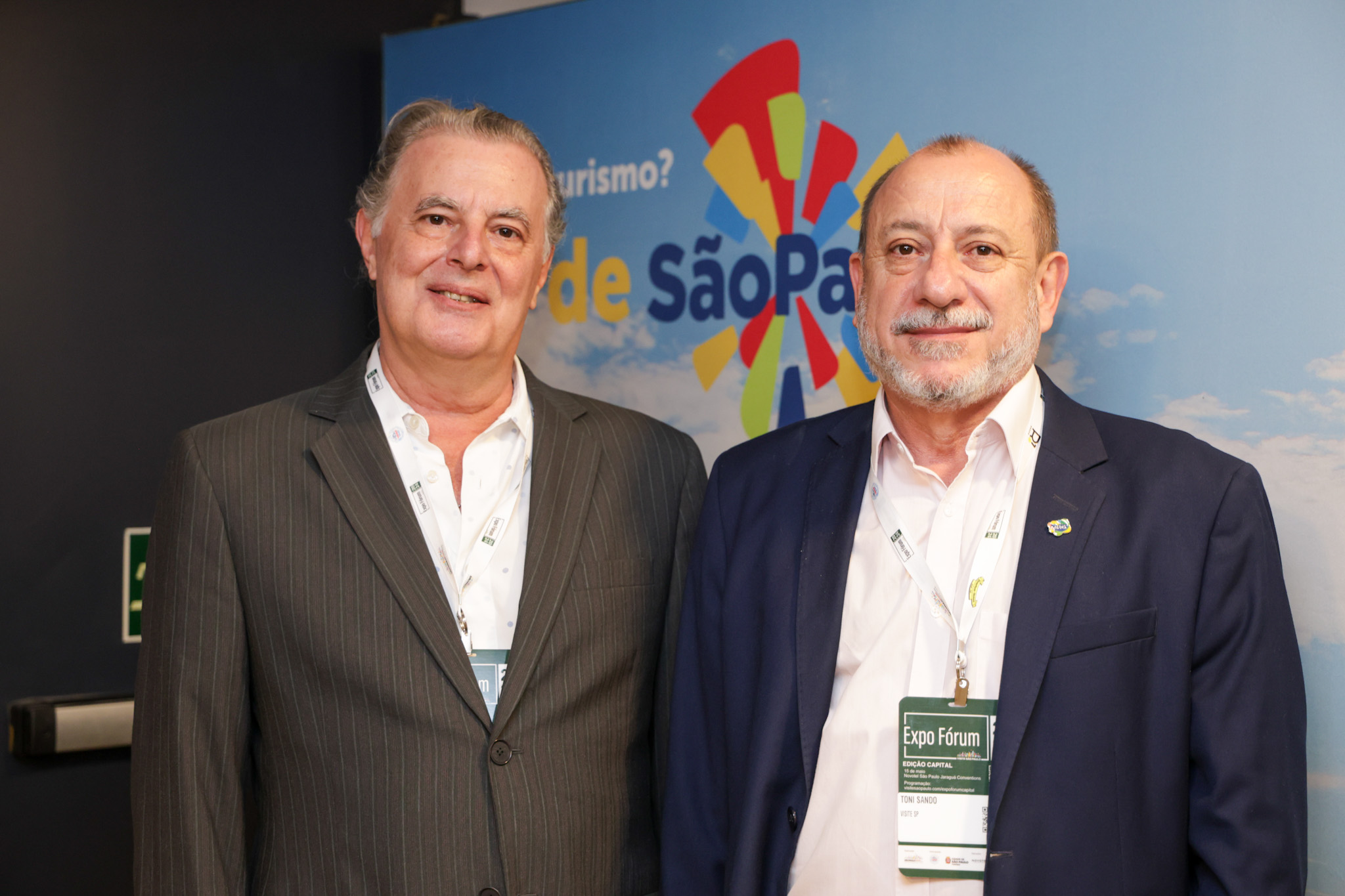 Fernando Piccinini, da Rino & Partners, e Toni Sando, do SPCVB Fernando Piccinini, da Rino & Partners, e Toni Sando, do SPCVB