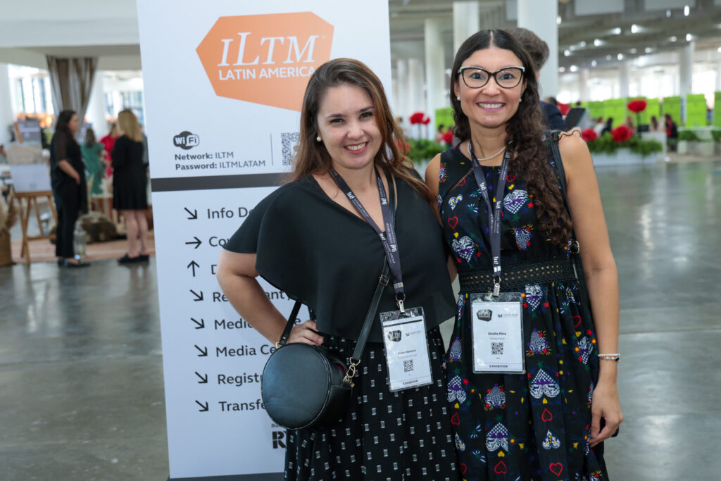 Helen Demuro, do Turismo de Portugal, e Giselle Pina, da Teresa Perez