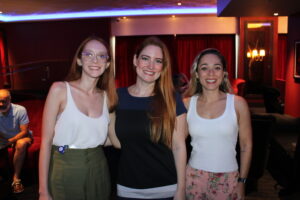 Giovanna Moinho, Fernanda Zebral e Livia Ribeiro, do time de Marketing da MSC 