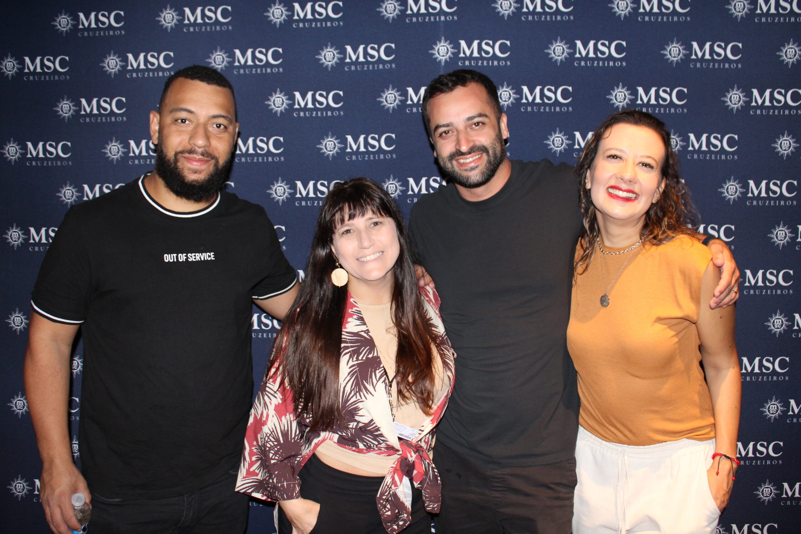 Mike Cerqueira e Diego Santana, da Maritimos, com Vanessa Weber, da NCW e Thassia Burian, da Burian Tour