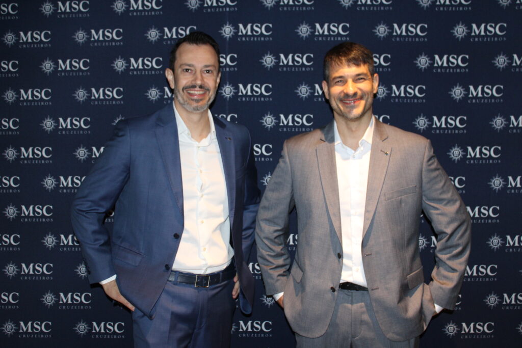 Eduardo Mariani e Ignacio Palacios, da MSC Brasil