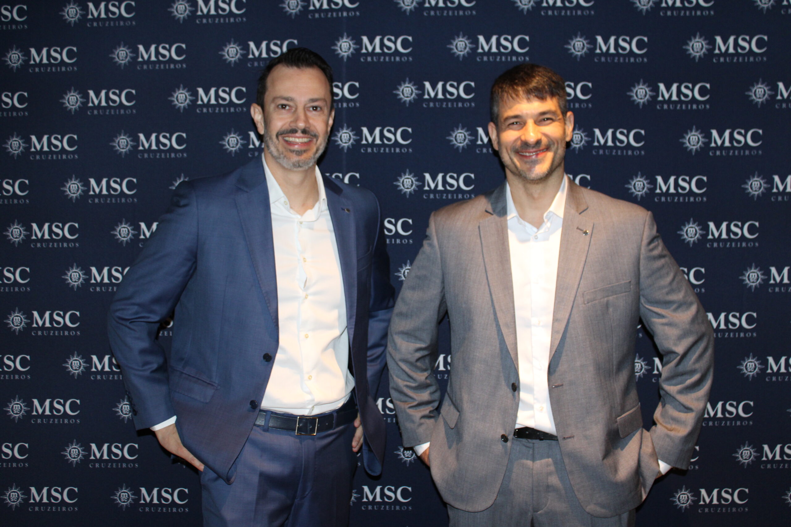Eduardo Mariani e Ignacio Palacios, da MSC Brasil