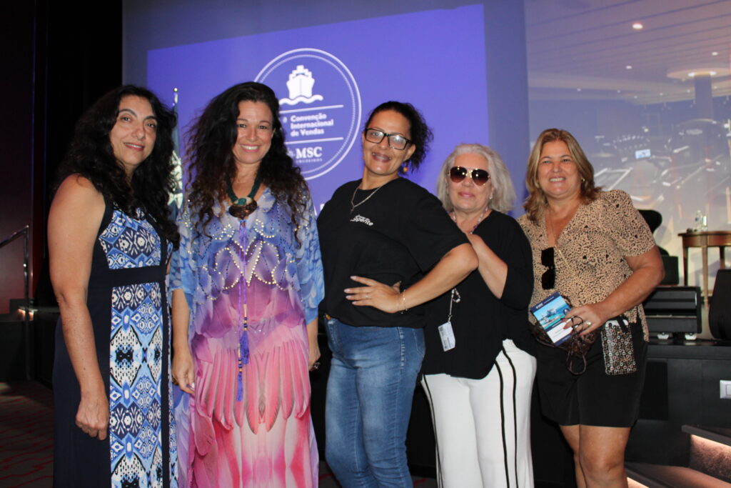 Agentes durante a Convenção Internacional de Vendas da MSC