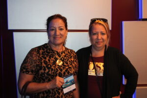 Rosicleia, da Cleiatur e Fran Pereira, da FPM Turismo