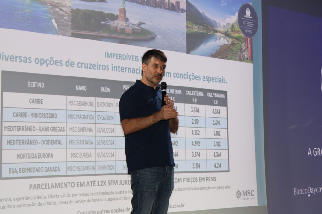 Ignacio Palacios, diretor de vendas da MSC