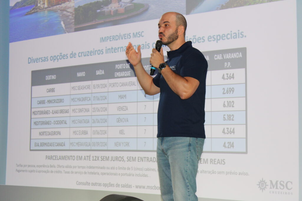 Rafael Grosso, gerente comercial da MSC