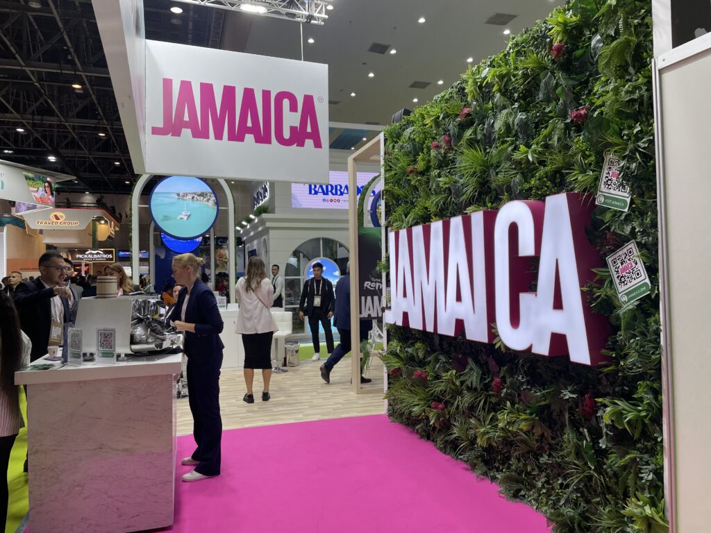 A Jamaica também participa da feira com estande próprio