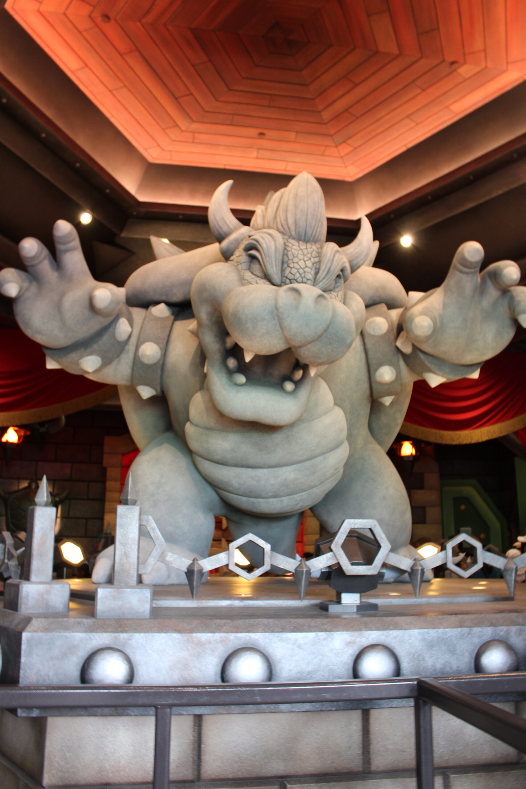 A partir daqui é tudo da atração Mario Kart: Bowser’s Challenge A partir daqui é tudo da atração Mario Kart: Bowser’s Challenge
