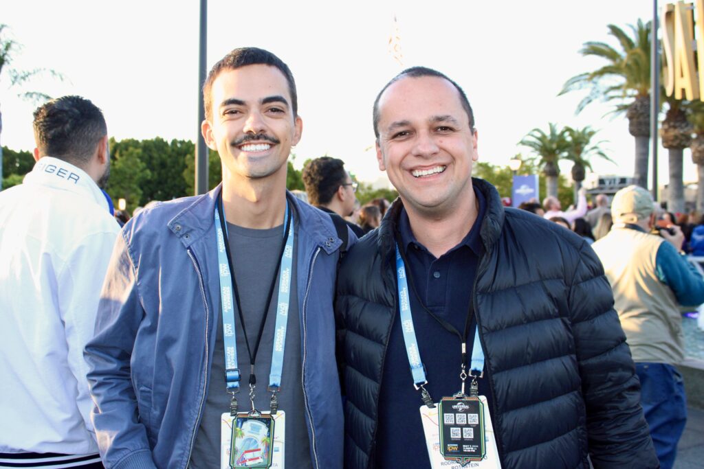 Vinicius Batista, da Gol, e Rodrigo Possatto, da Smiles Viagens