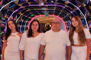 Isabella Lago, Sthephannye Alckmin, Juliana Lago e José Herculano, da 100 Fronteiras