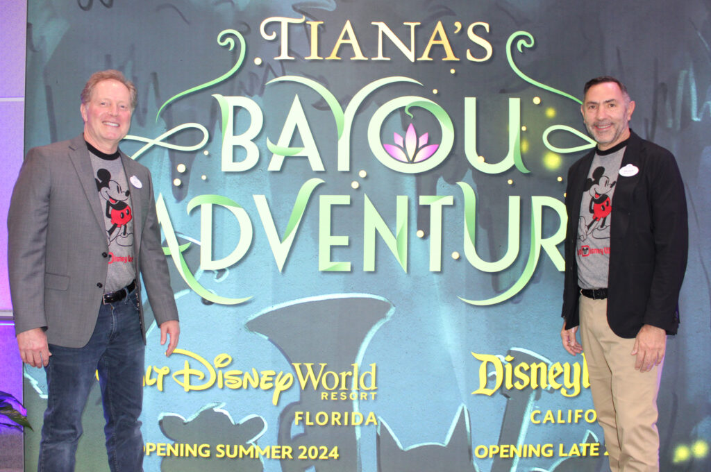 Jeff Van Langeveld e Javier Moreno VPs da Disney Disney celebra feedback positivo após fim das reservas antecipadas e volta dos planos de refeição