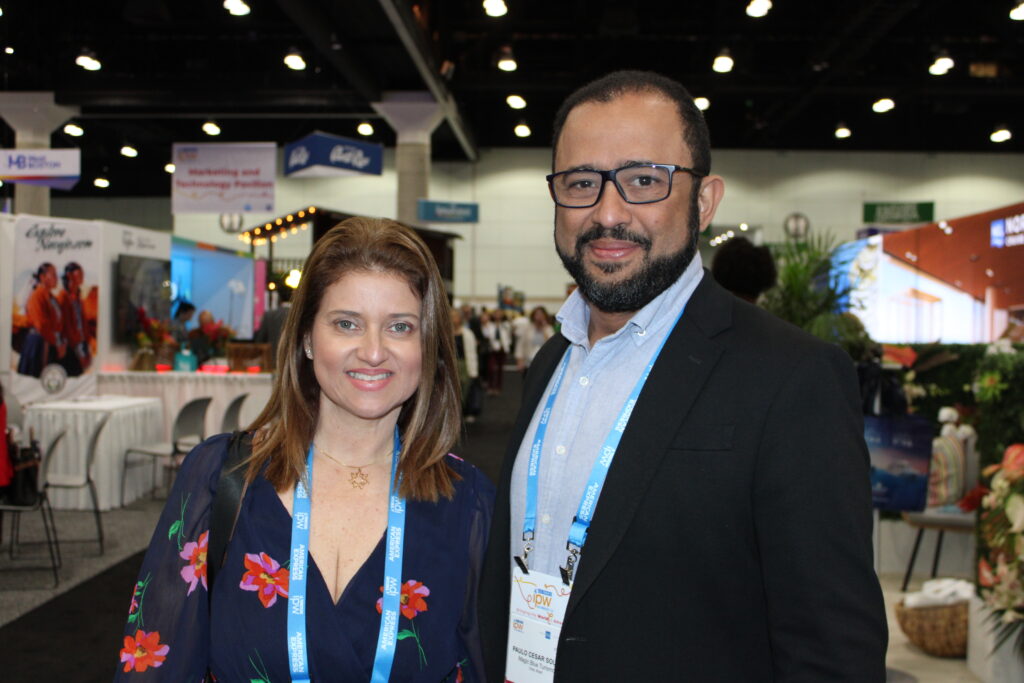 Joice Ferreira e Paulo Cesar da Magic Blue Turismo Quão importante são os EUA para as grandes operadoras brasileiras em 2024? Confira