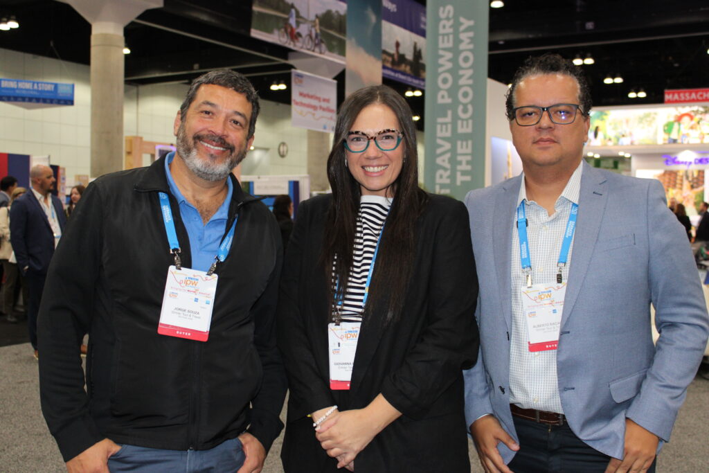 Jorge Souza, Giovanna Paulineli e Alberto Baccarin, da Orinter