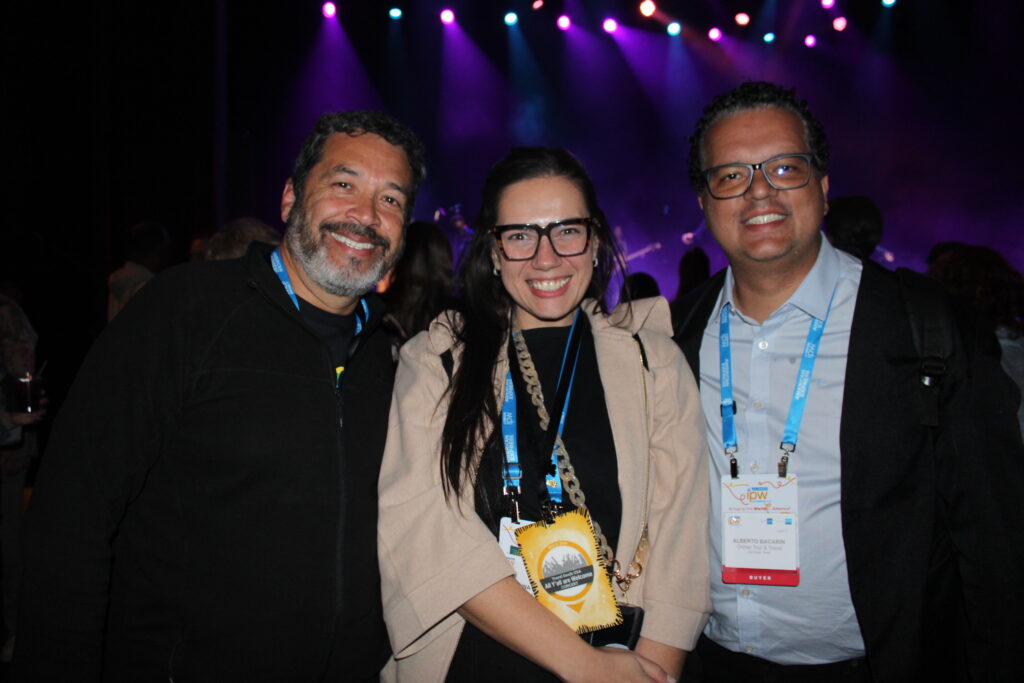 Jorge Souza, Giovanna Paulineli e Alberto Baccarin, da Orinter