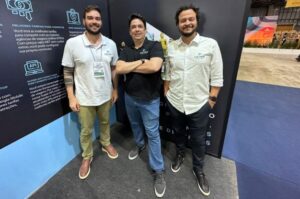 Just Travel/Divulgação Victor Berman, Head Comercial, Diego Rydz, CMO e João Nou, CEO.