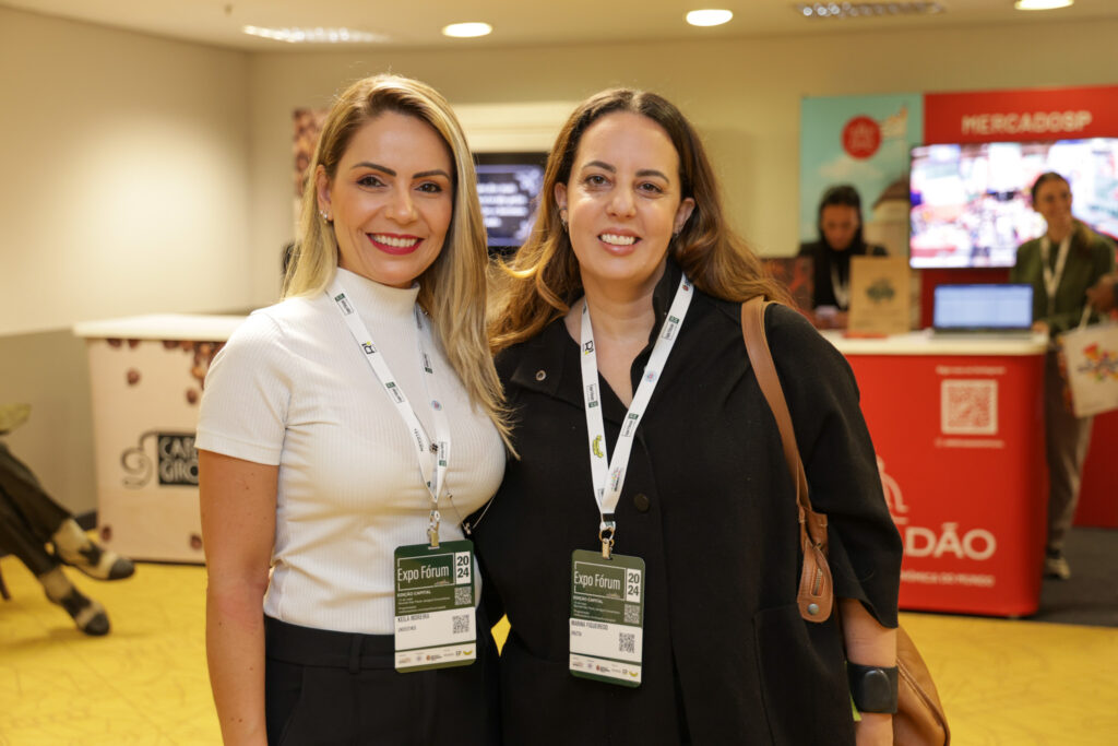 Keila Koreira, do Unedestinos, e Marina Figueiredo, da Braztoa Keila Koreira, do Unedestinos, e Marina Figueiredo, da Braztoa