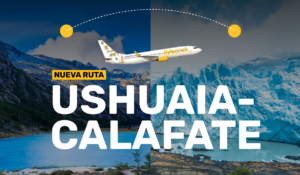 Flybondi anuncia voos entre Ushuaia e El Calafate, na Argentina