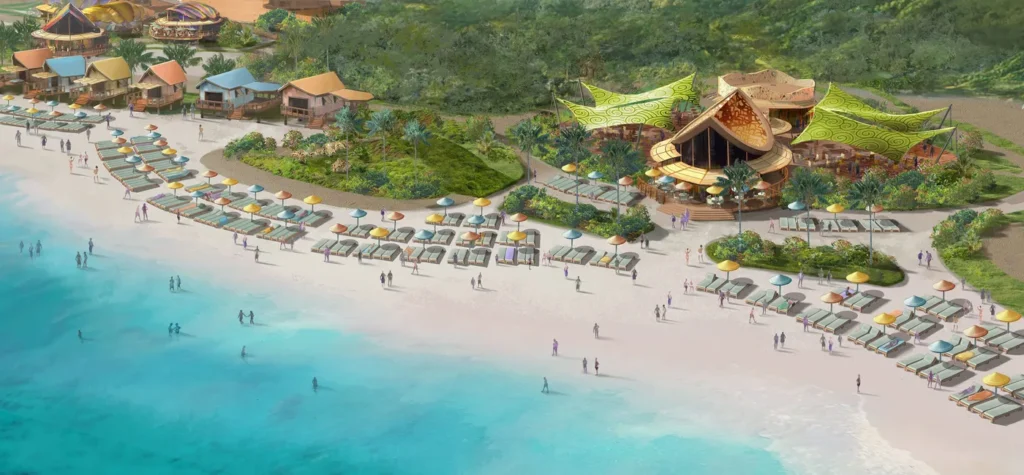 DCL avança na expansão de sua ilha particular e divulga primeiro mapa de atrações 1 Lighthouse Point Bahamas DCL avança na expansão de sua ilha particular e divulga primeiro mapa de atrações