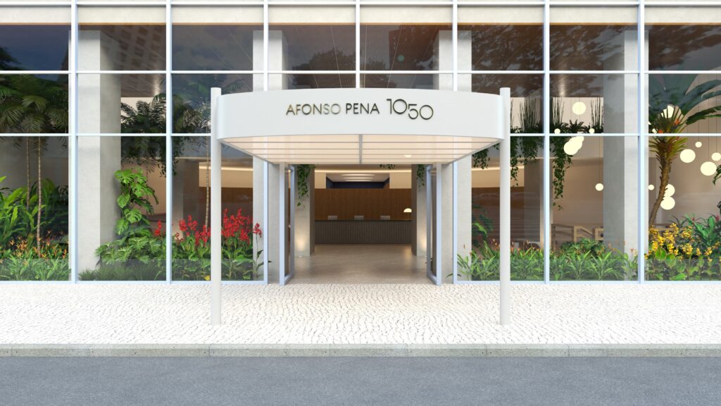 Lobby Afonso Pena 1050 visa 771o externa Antigo Othon Palace Hotel, em Belo Horizonte, ganhará apartamentos, flats e quartos de hotel