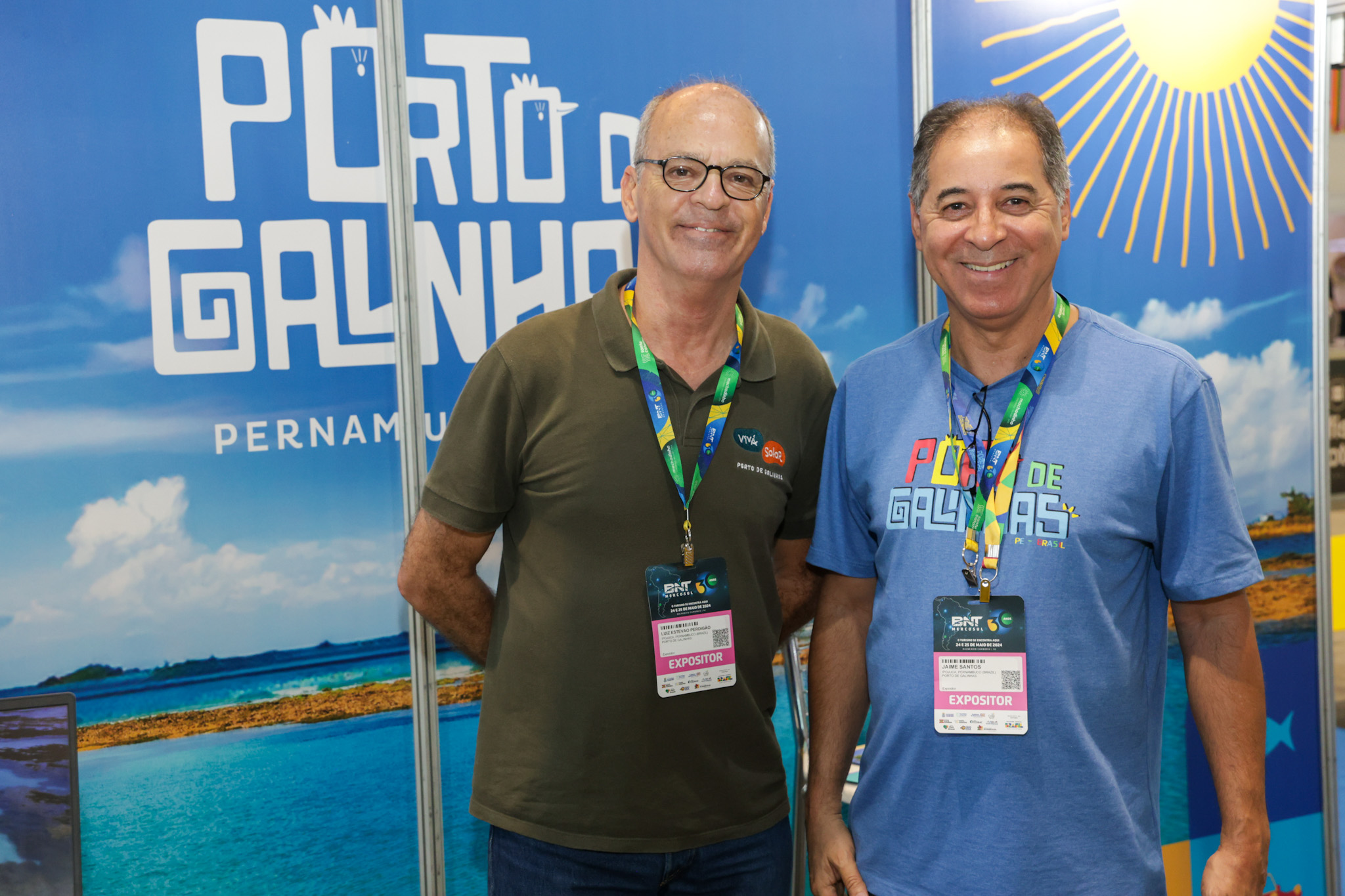 Luiz Estevão e Jaime Santos, hoteleiros de Porto de Galinhas Luiz Estevão e Jaime Santos, hoteleiros de Porto de Galinhas