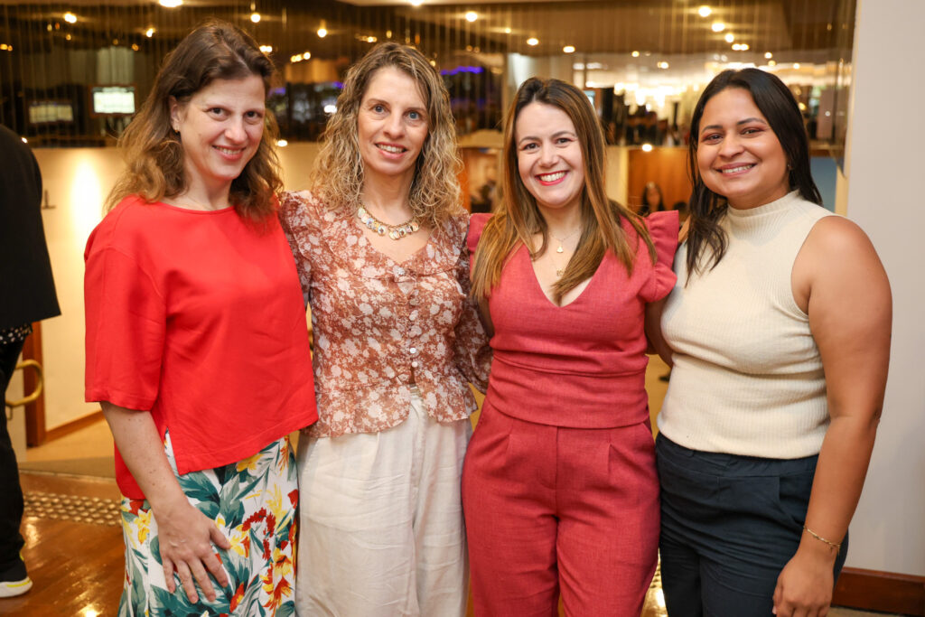 Mariana Alcorta, Claudia Trabali, Juliana Assumpção e Amanda Lima, da Abav-SP Aviesp