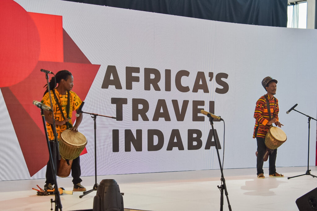 Músicos na abertura do Africa’s Travel Indaba 2024