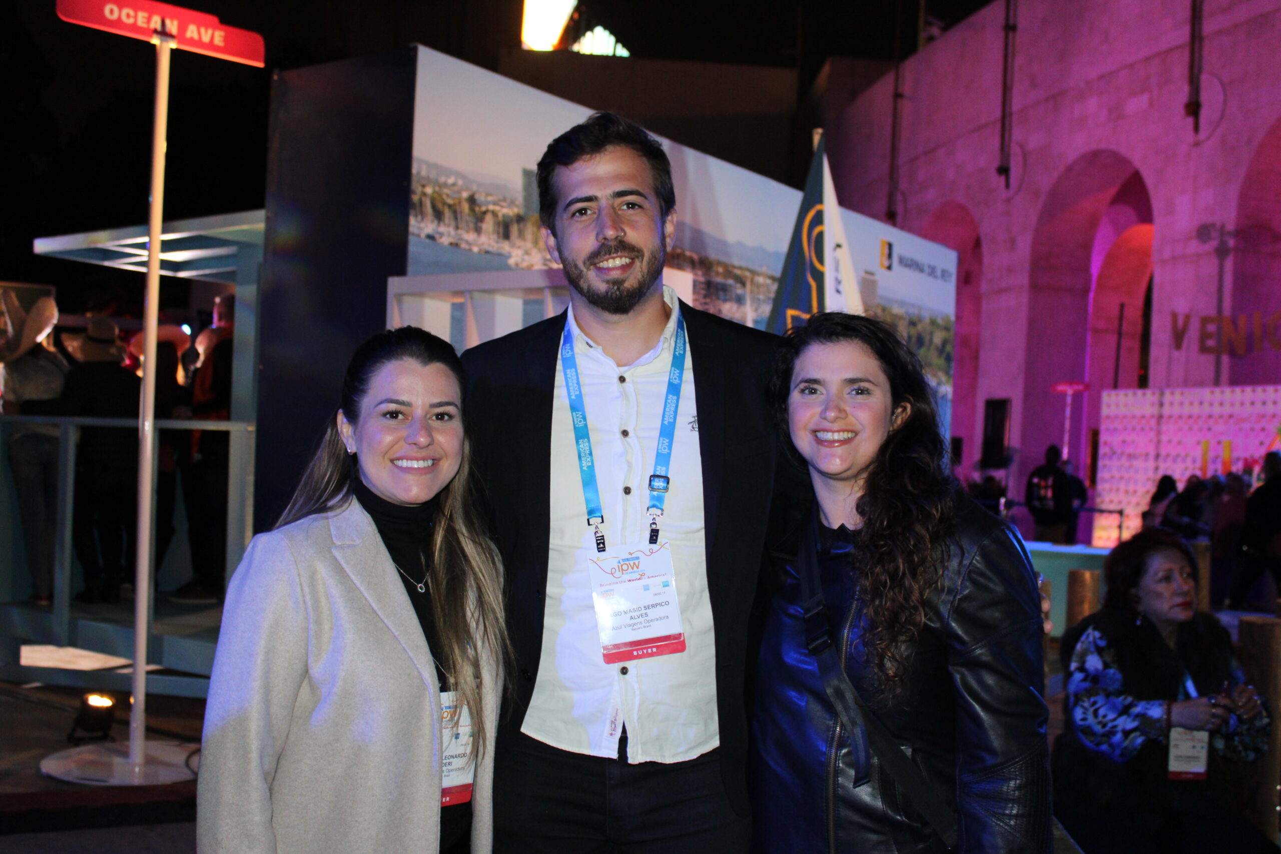 Natalia Saderi, Yago Masid e Giulliana Mesquita, da Azul Viagens