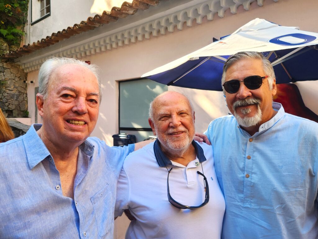 Nilo Félix, subsecretário de Turismo RJ, Francisco Rosa, diretor financeiro do Skal RJ, e Aldo Arthur Siviero, Fenactur