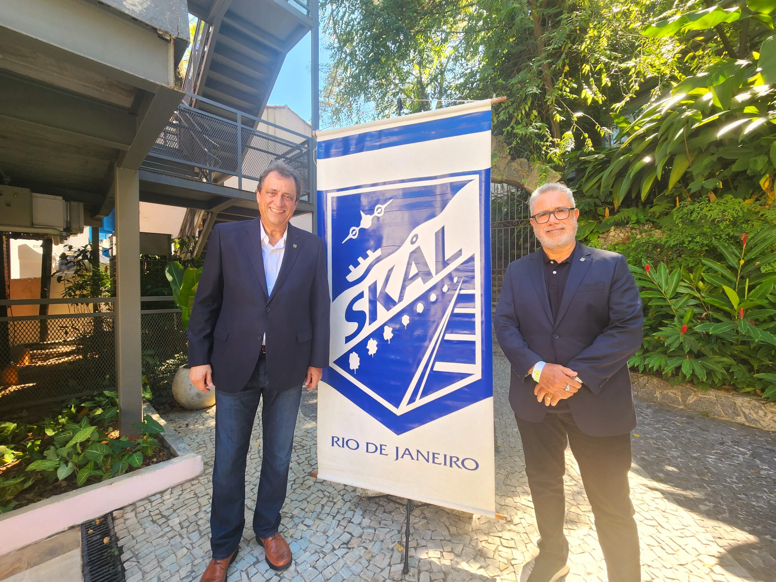 Nylvando Oliveira Jr e Fabio da Luz, copresidentes do Skal RJ