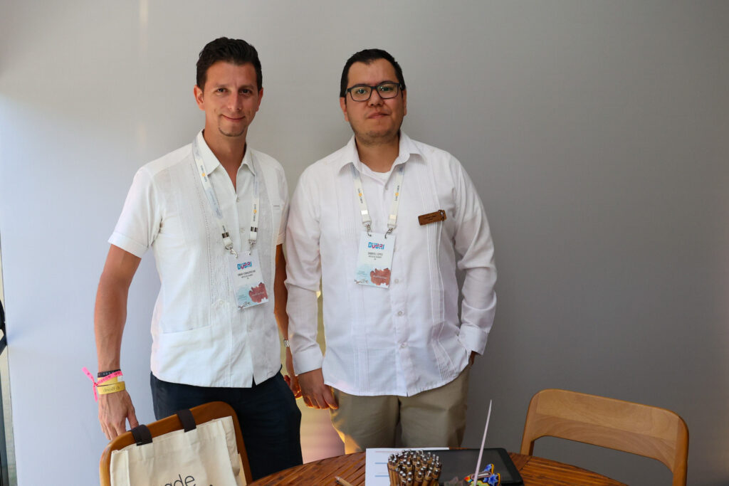 Omar Esnaurrizar e Gabriel Lopez, do Hoteles Xcaret