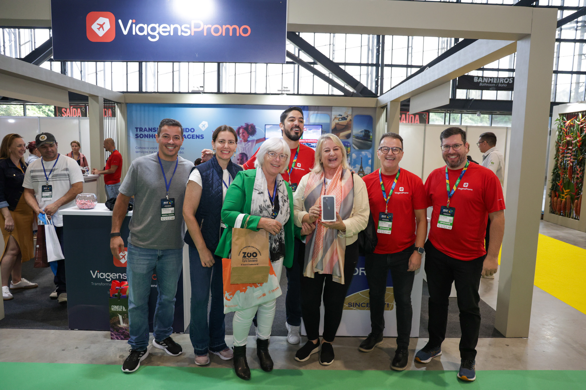 Agentes de Viagens ganharam iPhones da ViagensPromo na BNT