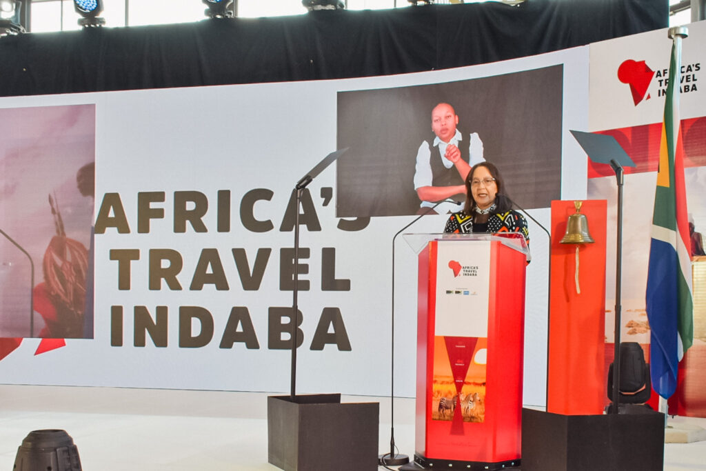 Patricia de Lille, ministra do Turismo da África do Sul