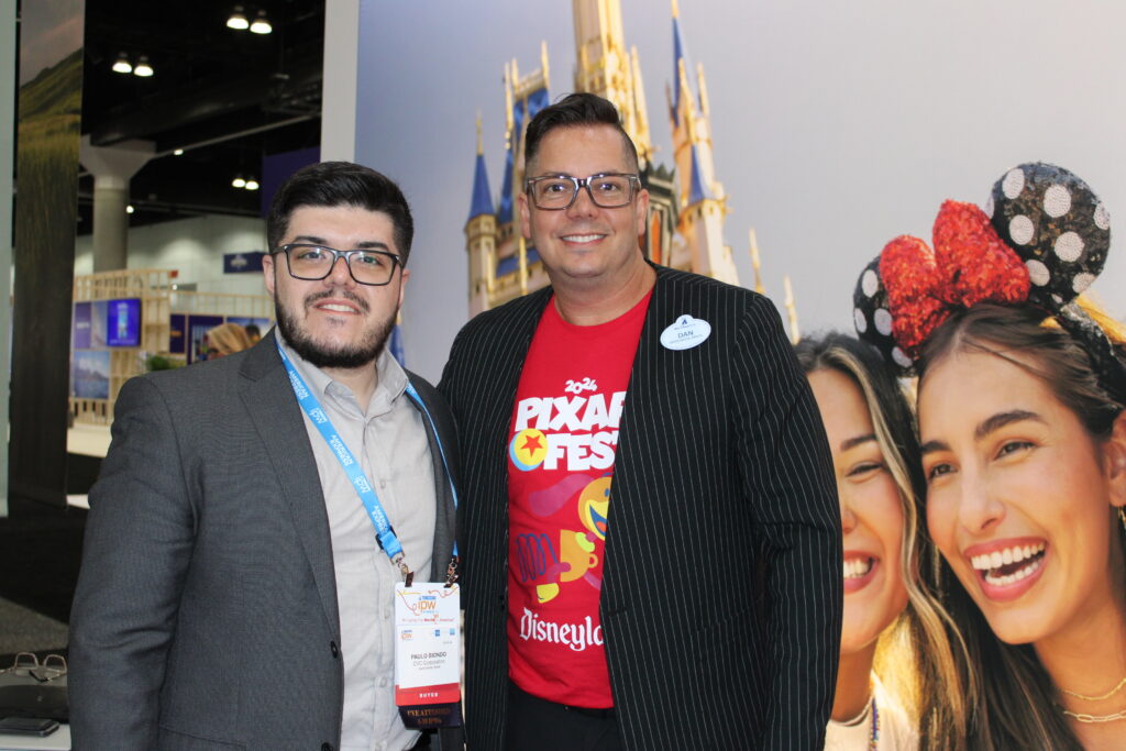 Paulo Biondo, da CVC, e Dan Silva, da Disney
