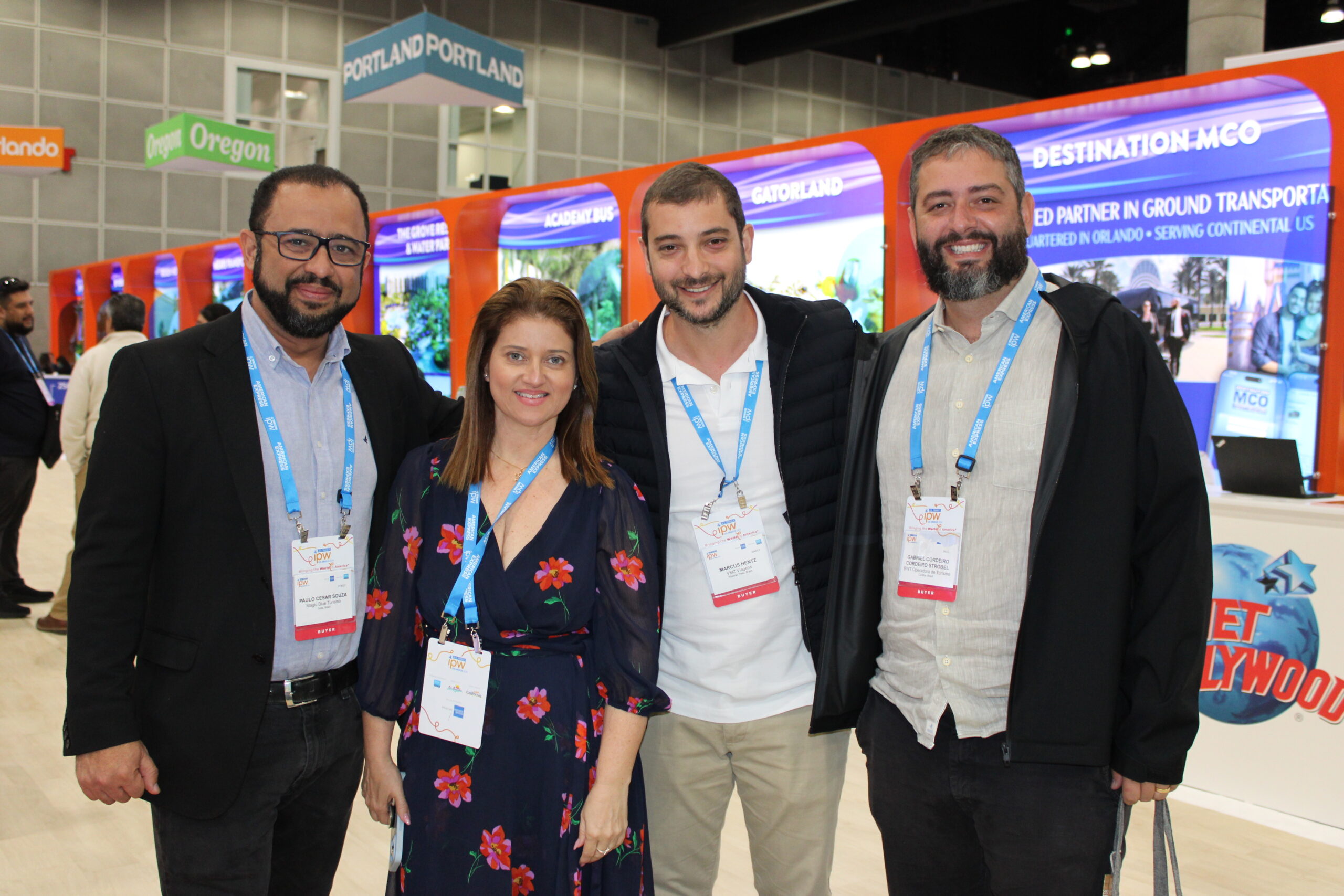 Paulo Cesar e Joice Ferreira, da Magic Blue, Marcus Hentz, da VMZ, e Gabriel Cordeiro, da BWT Paulo Cesar e Joice Ferreira, da Magic Blue, Marcus Hentz, da VMZ, e Gabriel Cordeiro, da BWT