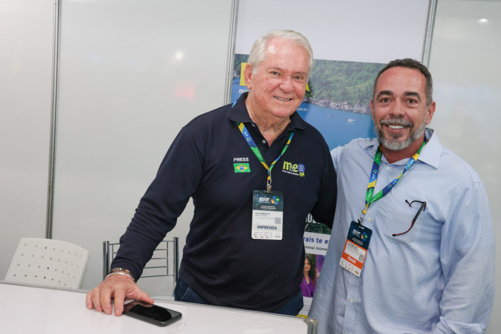 Roy Taylor, do M&E, e Gerson Teixeira