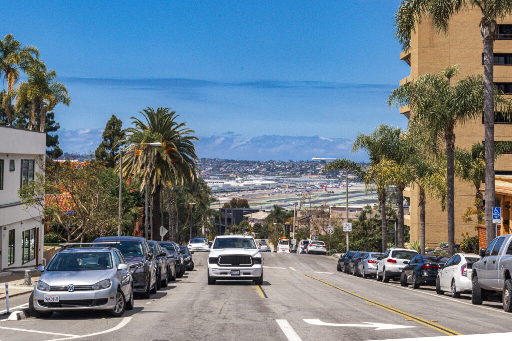 San Diego é uma cidade limpa e que oferece belos cenário para fotos a cada esquina