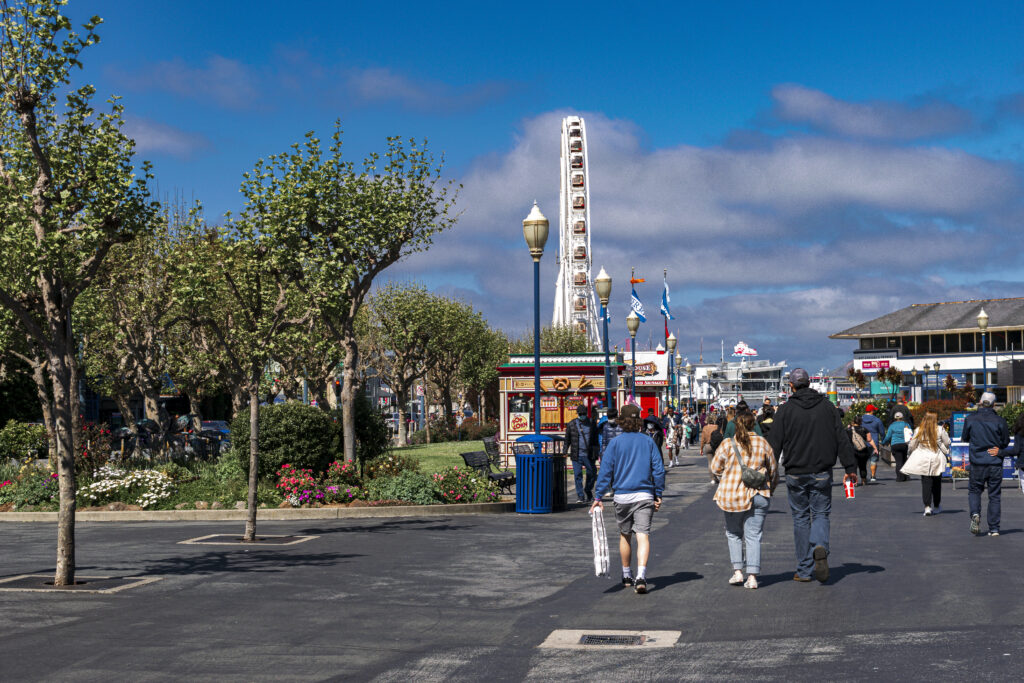 Vista para a Skystar no Pier 39