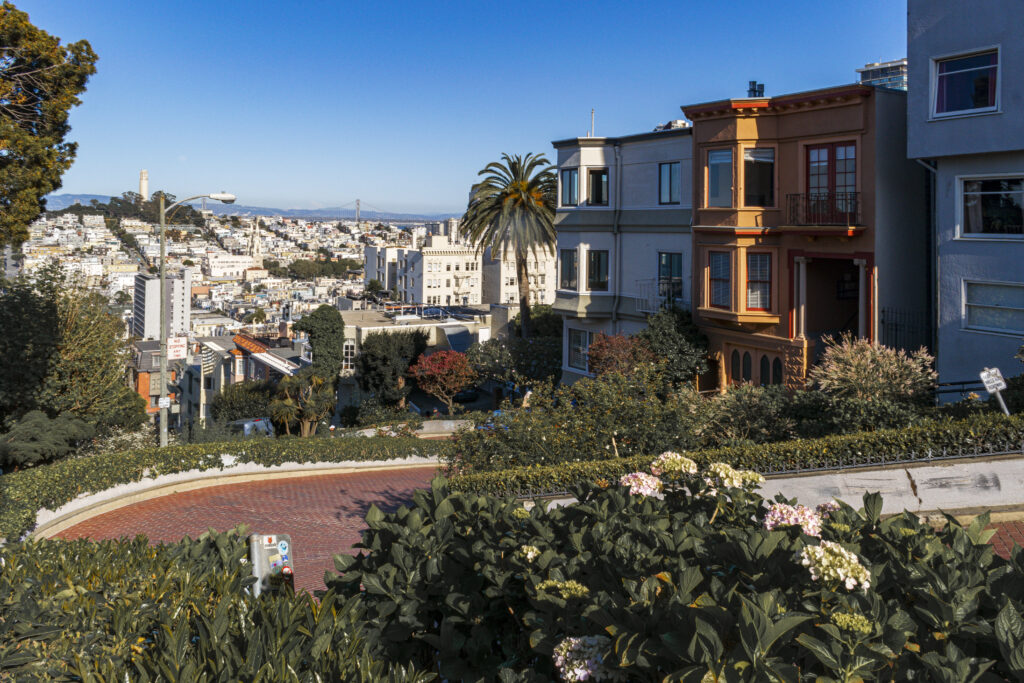 Vista da Lombard Street