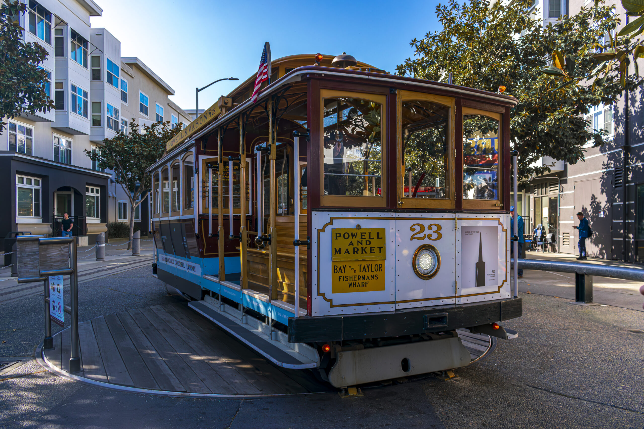 O Cable Car segue tendo seu sentido trocado manualmente, como no ano de seu lançamento O Cable Car segue tendo seu sentido trocado manualmente, como no ano de seu lançamento