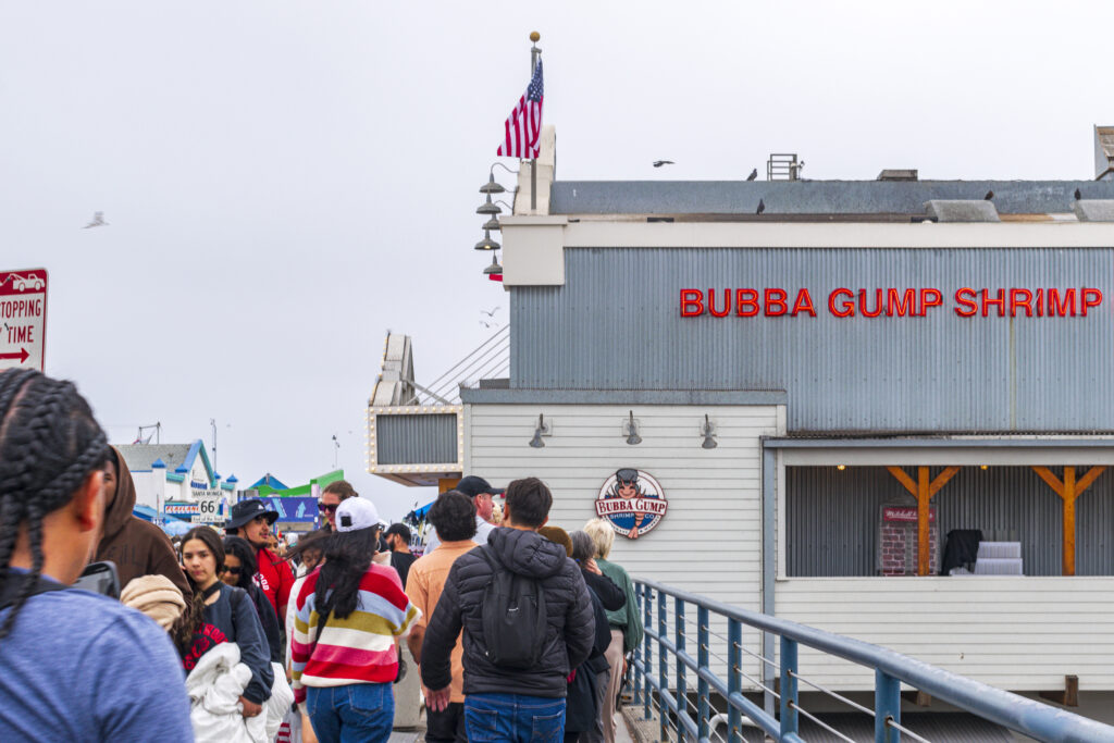 Restaurante Bubba Gump, famoso pelo filme Forest Gump