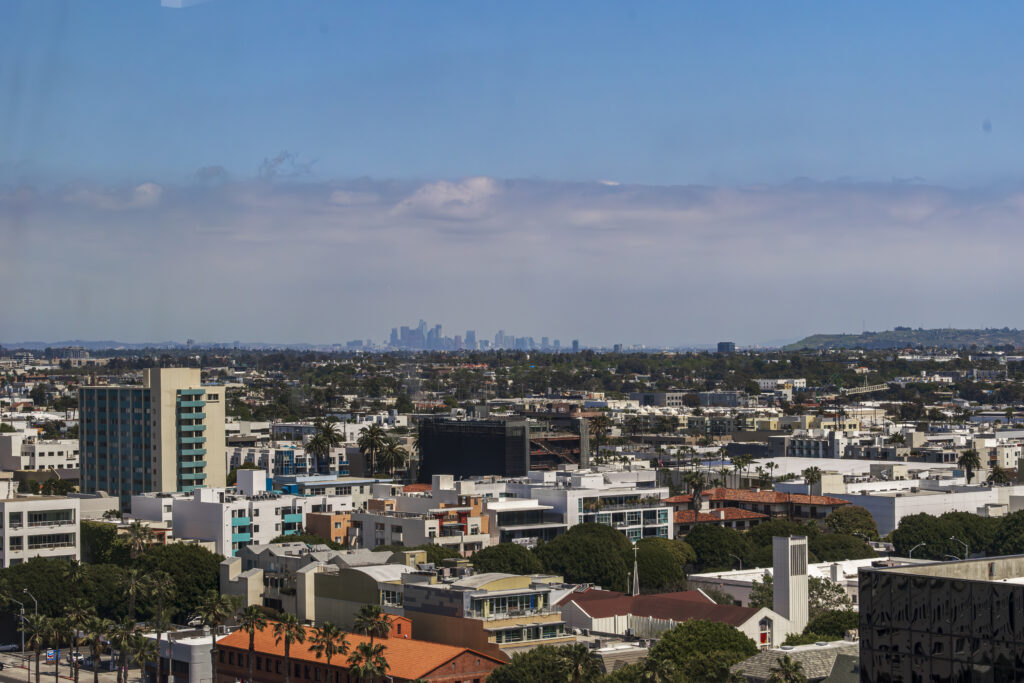 Vista de Santa Monica para Los Angeles