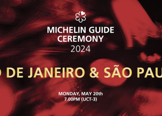 Cerimônia do Guia Michelin Rio de Janeiro e São Paulo terá transmissão ao vivo