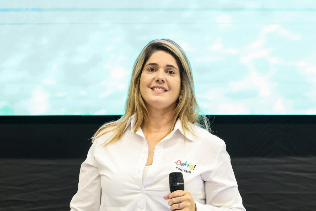 Roadshow M&E 2024: Bahia destaca cidade e atrativos para os mais variados perfis de turistas 1 Taluana Maron Setur BA Roadshow M&E 2024: Bahia destaca cidade e atrativos para os mais variados perfis de turistas