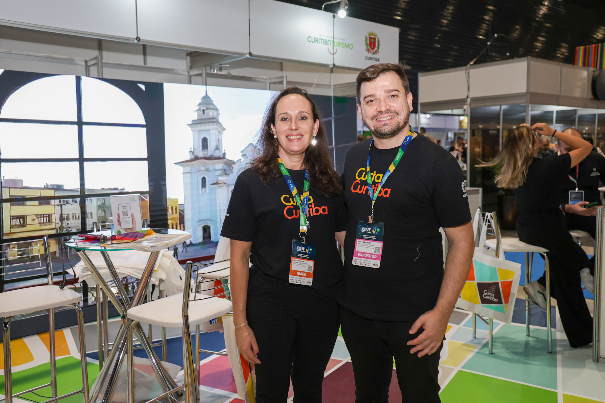 Thanani Bastos e Wellington Rafael, da Curitiba Turismo Thanani Bastos e Wellington Rafael, da Curitiba Turismo